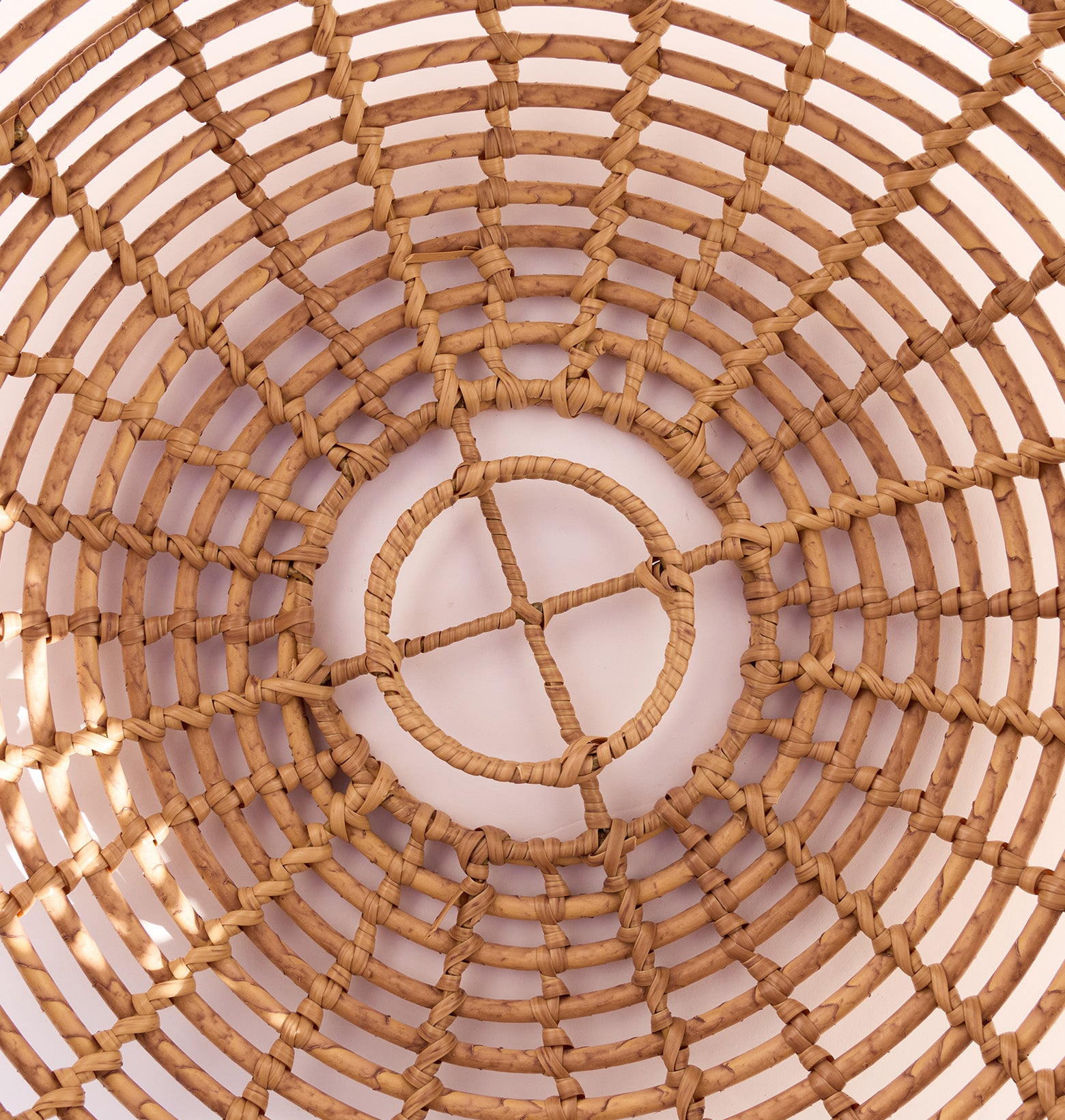 Round Natural Lantern